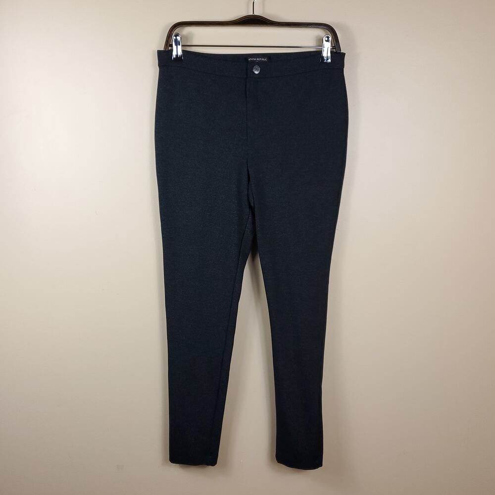 Banana Republic Gray Herringbone Mid-rise Legging Pant Size 10